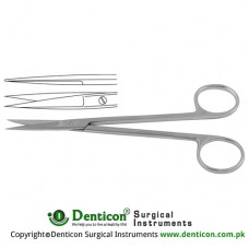 Sanvenero Dissecting Scissor Straight Stainless Steel, 14 cm - 5 1/2"